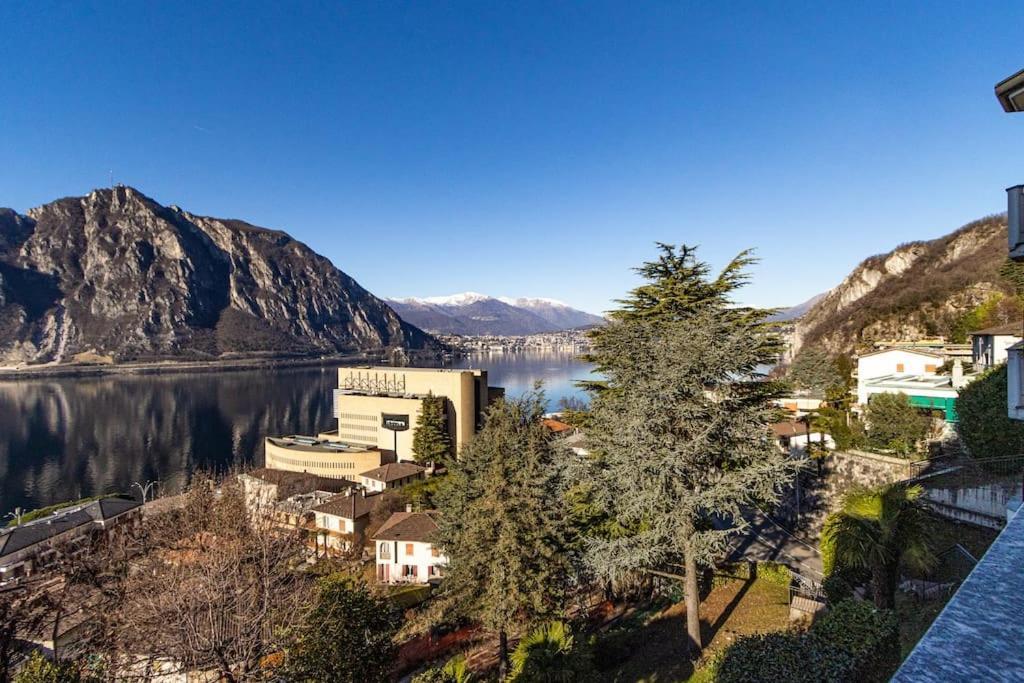 Wraparound Lake Views Bellavista Residence Campione dʼItalia Buitenkant foto